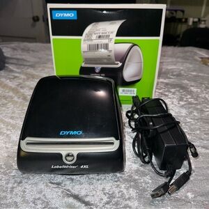 DYMO LabelWriter 4XL 4x6” Thermal Label Printer, box, 20 4x6” Labels + NEW Roll